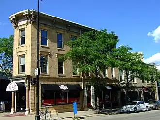 A portion of the Simeon Mills Historic District.