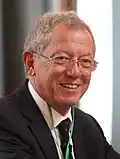Photographic portrait of Sir David King