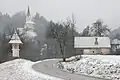 Altendorf, Wayside shrine and succursal church St. Andrew