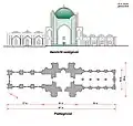 Schets Green Mosque Balkh