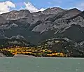 Skogan Peak from Barrier Lake