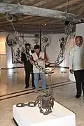 "Slave chains." Haiti is the only state in the modern world that was created from a successful slave revolt.