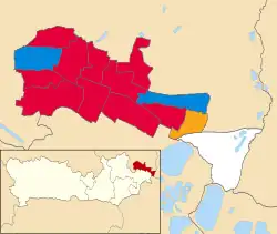 2010 results map