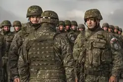 Soldiers in standard combat uniform vz.2007