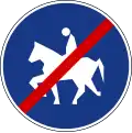 III-26 End of equestrian path.