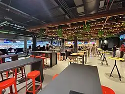 An interior lounge