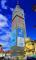 "As long as some men believe they are God, I will be a feminist.", Church of St. Egid, Klagenfurt am Wörthersee, Austria