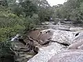 View north up the upper Somersby Falls