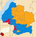 2011 results map
