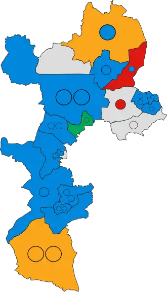 2023 results map