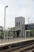 Special access to the new footbridge.