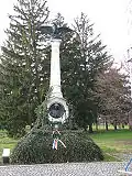 Nikola VII Zrinski monument at the entrance of the Park