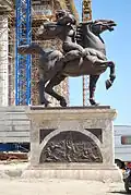 Monument of Karpoš in Skopje.