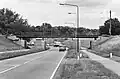 Railway bridge in 's-Hertogenbosch crossing Vlijmenseweg.