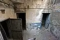 Inside the doors lead off