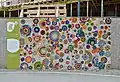 Recycled bottle stoppers as art in Vienna