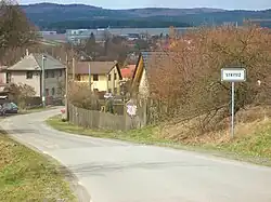 View from the east