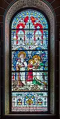 Anna teaches Mary to read in the presence of Joachim (1898)