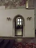 Entrance to the sacristy