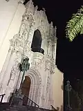 The front of St. Vincent's.