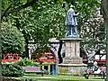 Side view of the Statue to James Nugent, by F. W. Pomeroy (1905; Grade II)