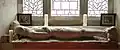 One of the effigies of knights