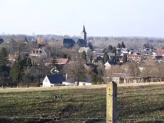 A general view of Sainte-Gauburge-Sainte-Colombe