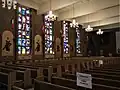 Stained glass on the left side of St. Joseph Pro-Cathedral