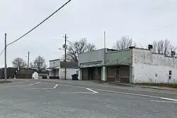 Buildings along Main Street in Staley
