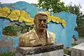 Memorial to Joseph Stalin in the town