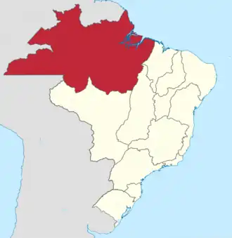 Map of the State of Grão-Pará and Rio Negro in 1772