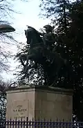 Statue of José de San Martin (1778–1850), liberator of southern South America, a replica of a work by Louis-Joseph Daumas.