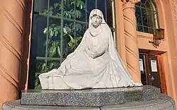 Statue of Meditation by Robert Delandre at the northern side of the conservatory[9]