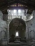 Sainte-Foy-St-Sulpice, dilapidated state of the chapel of Saint-Sulpice