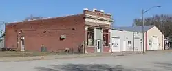 Downtown Steinauer: west side of Main Street.