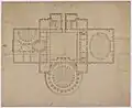 Stephen Hallet's design for the U.S. Capitol might have been inspired by L'Enfant's vision
