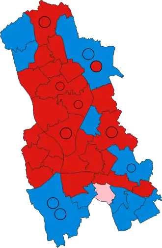 2023 results map