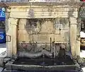 Fountain in the centre