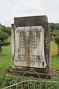 Stone Plaque in Hanging Gardens by Municipal Water Works, Mumbai deppicting naming of garden on Pherozeshah Mehta