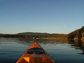Kayak paddling