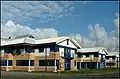 View of the 'New Building' pictured in 2000. The building was completed in 1997/8.