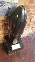 Studded shell without gas-check. Southsea Castle UK