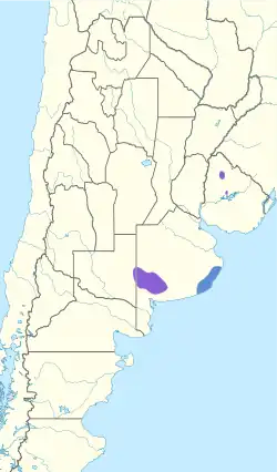 Map of range