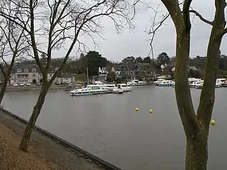 The marina on the Erdre