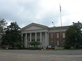 The Sunflower County Courthouse in Indianola