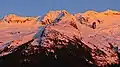 Sunset on Mount Ernest Gruening
