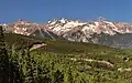 Sunshine Mountain (left), Mt. Wilson, Wilson Peak