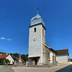 The church in Surmont