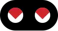 Light signals at opening or swing bridges, ferries, airfields, emergency service stations etc. Flashing reds: Stop.