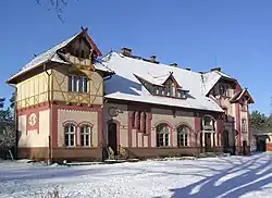 The railway station